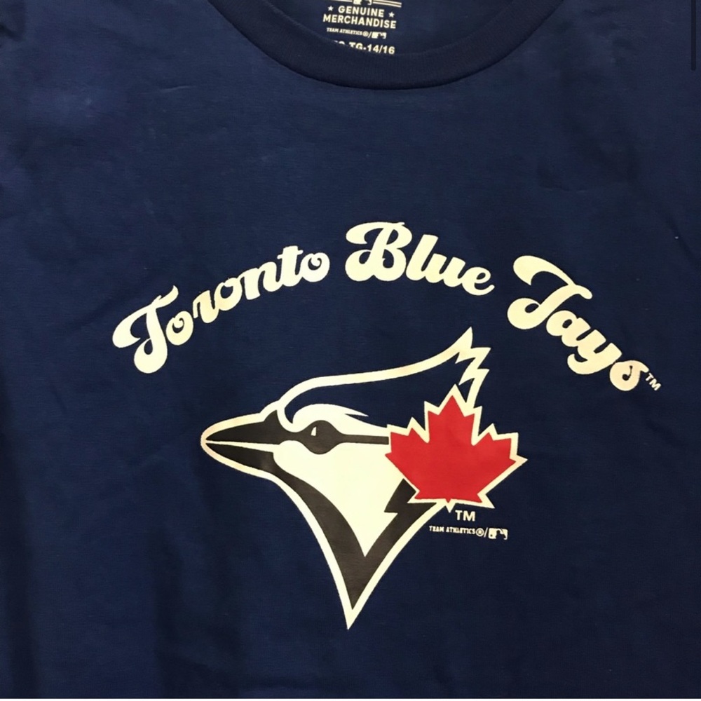 NWT| Girls Toronto Blue Jays Pajama Set - Picture 3 of 6
